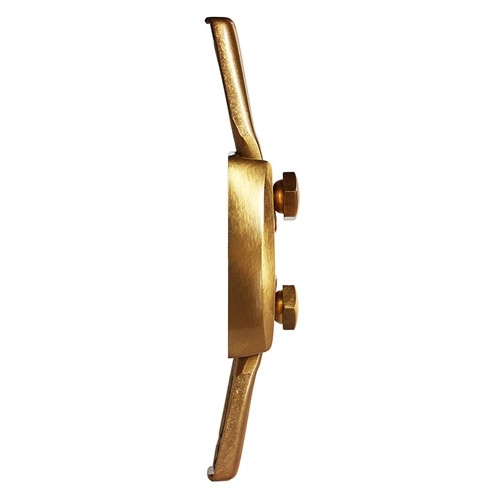 Compact Bronze Bracket For Zero Thickness Headstone Support 6x14