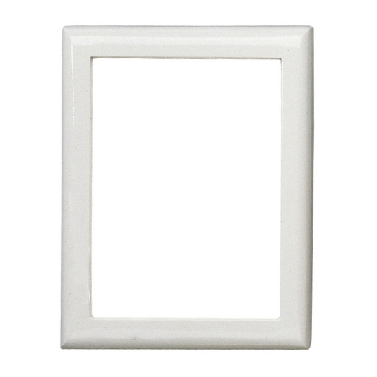 Picture of Rectangular photo frame - White finish - White Olpe Line - Bronze