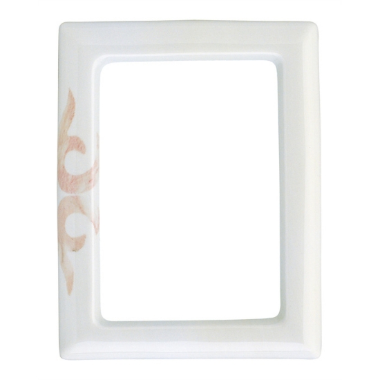 Picture of Rectangular photo frame - Liberty pink line - Porcelain