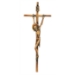 Picture of Bronze crucifix on thin modern style cross