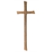 Image sur Croix en bronze simple - Finition Glittere - Fin de Cotile oblique