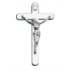 Immagine di Crocifisso piccolo in acciaio per lapidi su croce