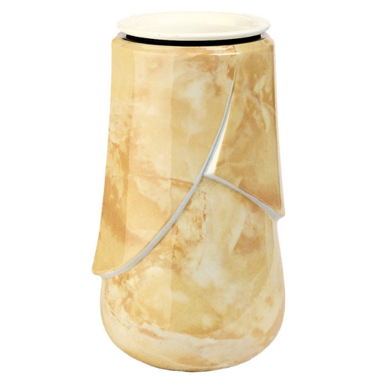 Image sur Vase à orchidée pour pierre tombale - Victoria Onice - Porcelaine