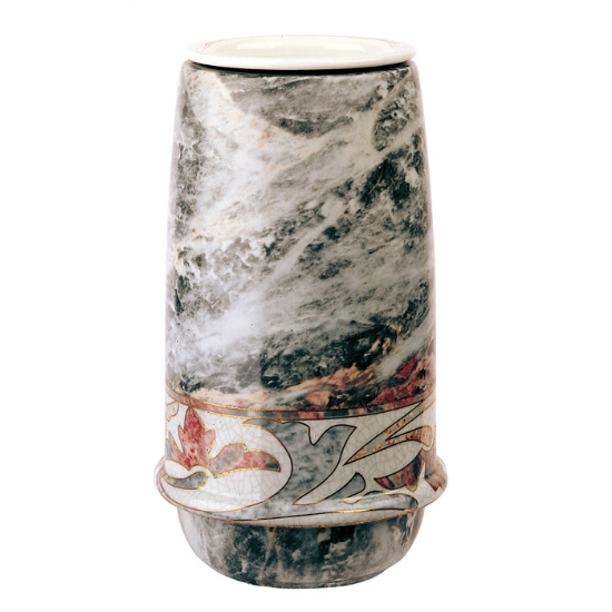 Image sur Vase à fleurs pour pierre tombale - Ligne Saturno Mistral - Porcelaine