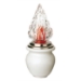 Image sur Lampe votive pour pierres tombales - Ligne Venere Blanc - Porcelaine