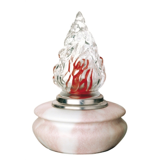 Imagen de Lámpara empotrado para tumbas en el suelo - Línea Venere Mármol rosa - Porcelana