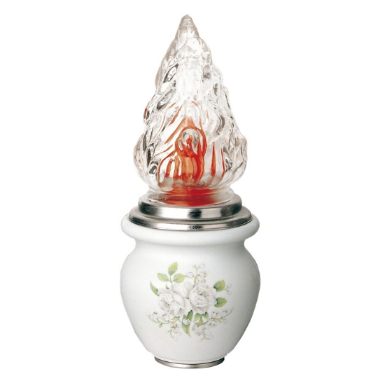Image sur Lampe votive pour pierres tombales - Ligne Venere Ricordi - Porcelaine