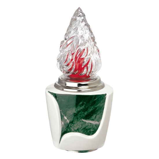 Picture of Votive lamp for gravestones - Green Alps Marble Decoration Line - Porcelain