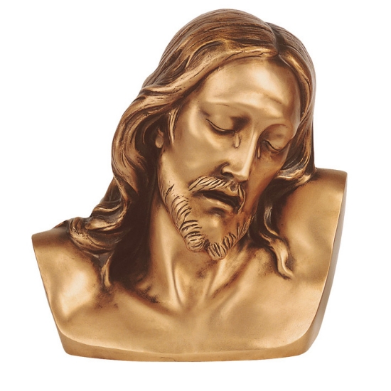 Immagine di Statua in bronzo - Sofferenza di Cristo - Busto