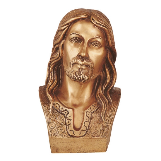 Image sur Statue en bronze - Buste Jésus