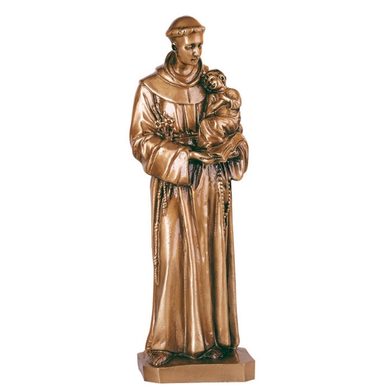 Image sur Statue en bronze - Saint Antoine de Padoue