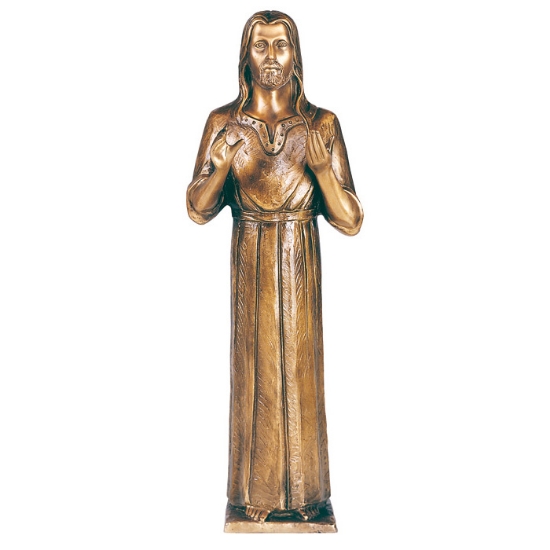 Image sur Statue en bronze - Christ le prédicateur