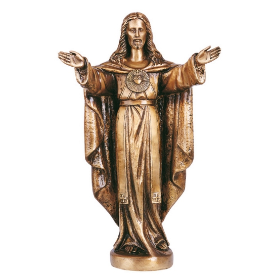 Image sur Statue en bronze - Sacré-Coeur de Jésus-Christ
