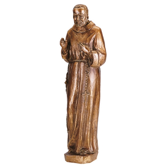 Image sur Statue en bronze - Padre Pio