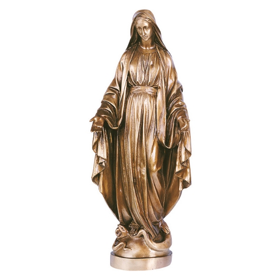 Statua in bronzo - Madonna Immacolata. Real Votiva Store