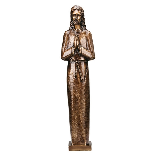 Image sur Statue en bronze - Jésus en prière