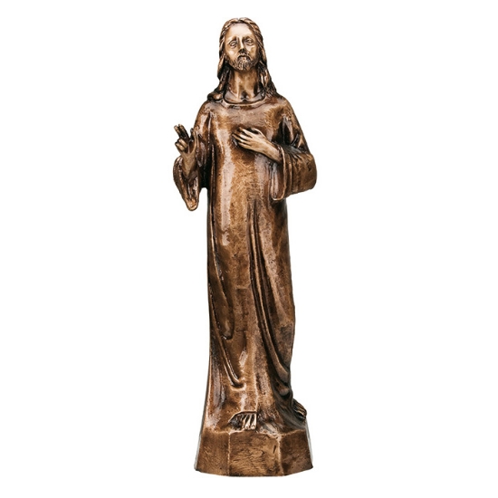 Image sur Statue en bronze - Christ en bénédiction