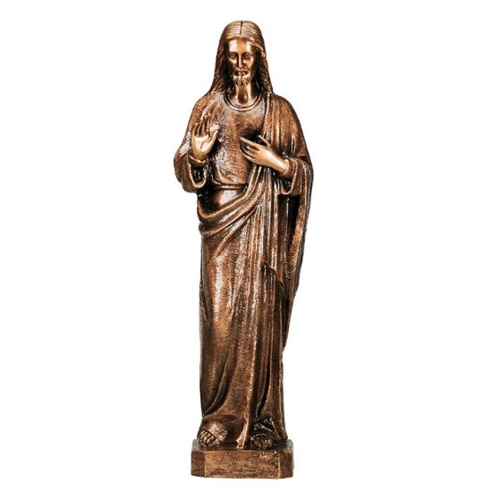 Image sur Statue en bronze - Sacré-Coeur du Christ