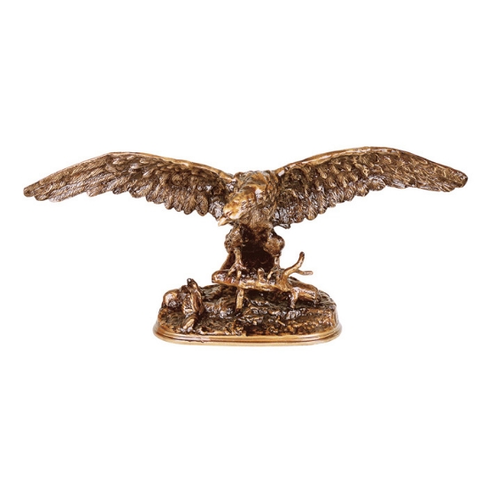 Image sur Statue en bronze représentant un aigle