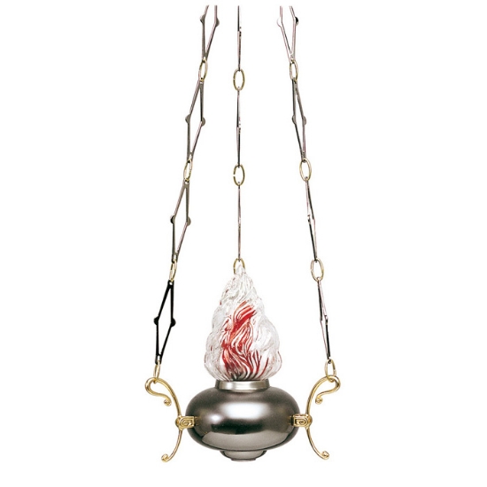 Picture of Classic bronze chandelier for chapels - Mercury (Gunmetal)