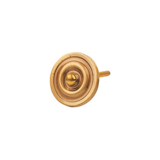 Picture of Round bronze stud with wood screws (non load-bearing)