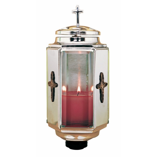 Imagen de Lámpara de vela para lápidas - Acero - Línea Renacimiento