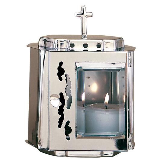 Imagen de Lámpara de vela pequeña para lápidas - Acero