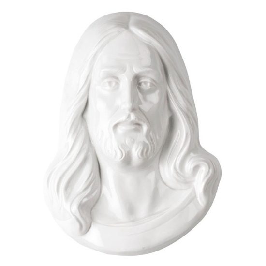 Imagen de Placa con bajorrelieve en porcelana para lápida - Jesús
