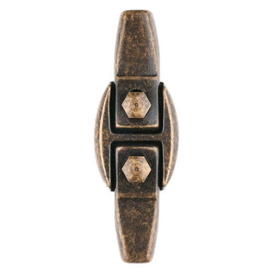 Imagen de Soporte compacto de bronce para fijación de lápida - Acabado Glitter (6x14)