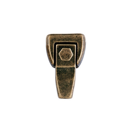 Imagen de Soporte compacto de bronce para fijación de lápida - Acabado Glitter (4.5x8)