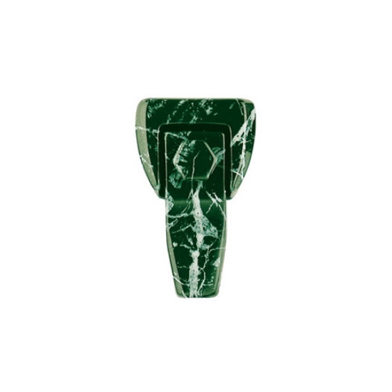 Imagen de Soporte compacto de bronce para fijación de lápida - Acabado mármol Verde Guatemala (4.5x8)