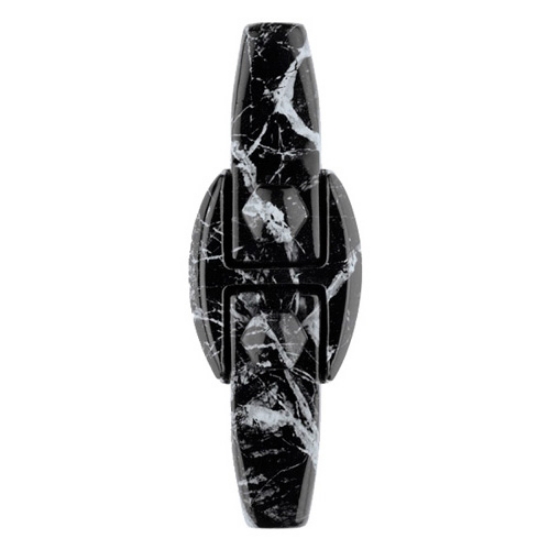 Picture of Bronze compact bracket for gravestone support - Marquinia black marble finish (6x14)