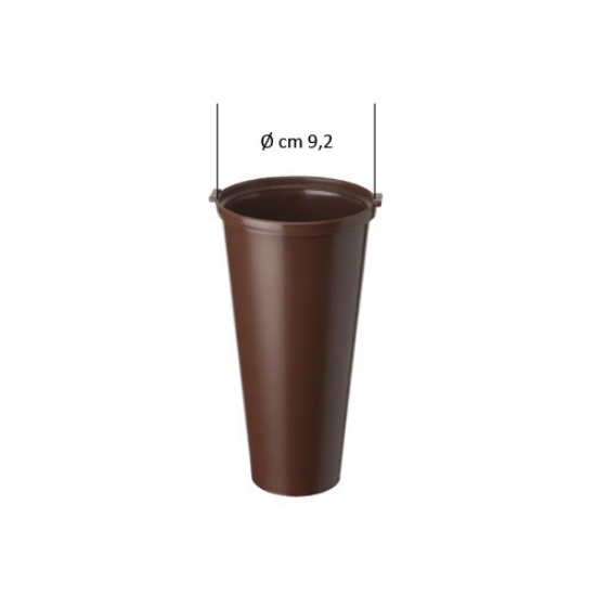 Image sur Remplacement en plastique pour vase à fleurs (cm 17 x 8,5 diamètre)