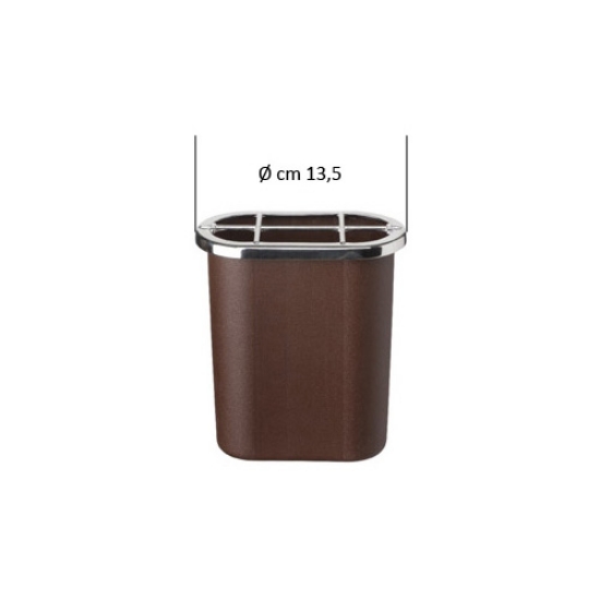Picture of Plastic replacement for flower tray - External edge in chromed bronze finish (cm 15 x 12.5 diameter)