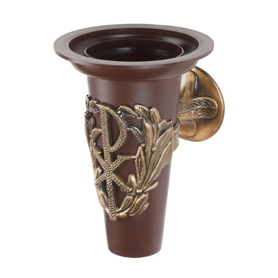 Picture of Bronze flower vase - Pax decoration - Plastic vase - Arm attachment