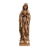 Immagine di Statua della Madonna di Lourdes con il capo chino - Polvere di marmo (quarzo spagnolo)