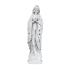 Immagine di Statua della Madonna di Lourdes con il capo chino - Polvere di marmo (quarzo spagnolo)
