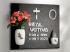 Picture of Votive lamp for gravestones - Olpe volo line - Bronze - White finish with doves decoration