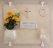 Picture of Flower tray for gravestone - Incrocio Botticino line - Porcelain