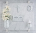 Picture of Flower vase for gravestone - Victoria Carrara line - Porcelain