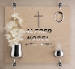 Picture of Steel lamp for gravestones - Giara Line