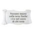 Picture of White porcelain parchment for tombstones - With personalized dedication