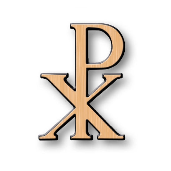Picture of Letters for gravestones. Pax Romano. Polished bronze