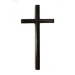 Image sur Croix stylisée en bronze poli avec décorations